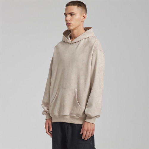 Custom Men's Printed Unisex Hooded | Autumn Winter Fleece Sweater | Casual Long-Sleeved Tops Couples Wear All-Match Suede Hoodies