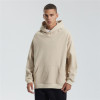 Benutzerdefinierter Khaki-Buchstabenaufnäher für Herren mit Kapuze | Pullover American Tide Brand High Street Jacke | Lockeres Paar-Hoodie-Top