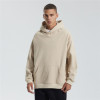 Custom Men's Khaki Letter Patch Hooded | Sweater American Tide Brand High Street Jacket | Loose Couple Hoodie Top