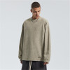 Benutzerdefinierte Herren-Paisley-Sweatshirts| Herren-Sweatshirts aus 100 % Baumwolle mit tiefem Schulterausschnitt| Pullover mit Rundhalsausschnitt für Herren