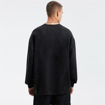 Custom Men's Casual Sweatshirts| Long Sleeve Autumn Sweatshirts For Men| Custom 100% Cotton Crew Neck Sweatshirts