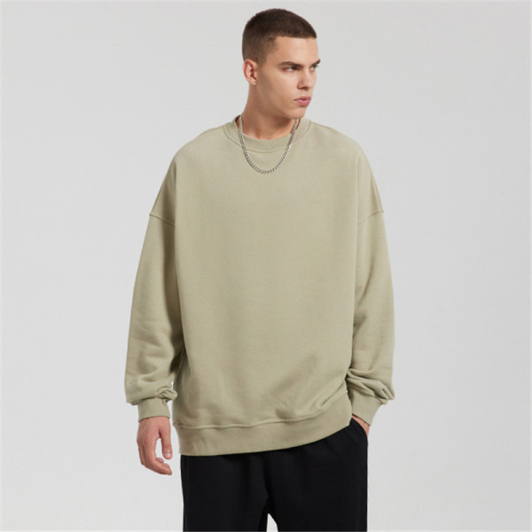 Sudadera Hip Pop de manga larga para hombre | Sudaderas con cuello redondo y canalé para hombre| Fabricante de suéteres para hombre 100% algodón