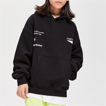 Custom Kids Trendy Hoodie | Thickened One-Piece Casual Top | Fleece Loose Hoodie