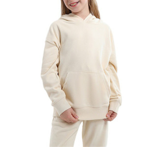 Custom Kids Blank Cotton Unisex Hoodie | European American Tide Brand Top | Long-Sleeved Sweater