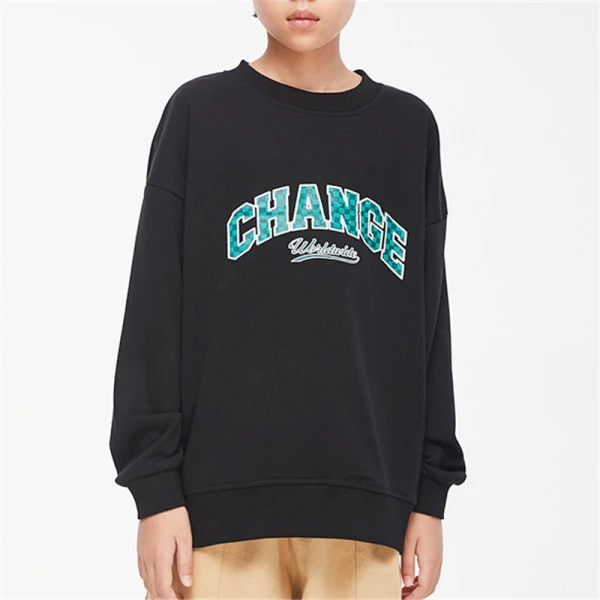 Custom Kids' Autumn American Sweatshirts| Custom Casual Sweatshirts| Wholesale 100% Cotton Sweatshirts