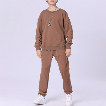 Custom Kids' Casual Sweatshirts| Custom Solid Color Sweatshirts| Wholesale Loose Sweatshirts