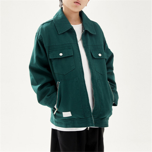 Custom Kids Cargo Jacket| Multi-Pockets Cargo Jacket| Kids' Zippered Cardigan Cargo Jacket| 2022 Trendy Casual Jacket For Kids