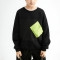 Custom Kids Splicing Loose Sport Pullover Sweater | Streetwear Casual Without Hat Top | High Street Hip Hop Pullover