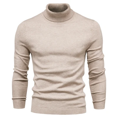 Custom Men's Casual Pullover Sweater| Custom Turtleneck Sweater| Whlesale Knitwear Sweater