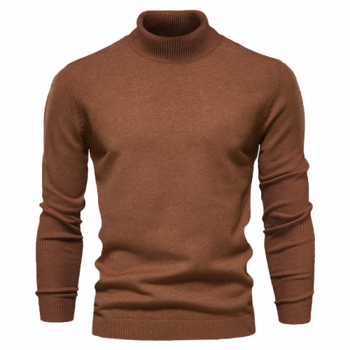 Custom Men's Casual Pullover Sweater| Custom Turtleneck Sweater| Whlesale Knitwear Sweater