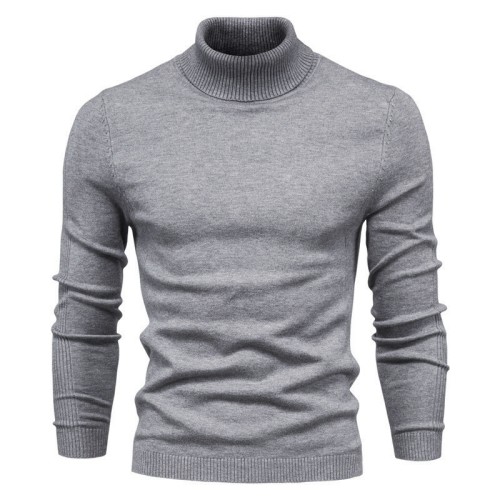 Custom Men's Casual Pullover Sweater| Custom Turtleneck Sweater| Whlesale Knitwear Sweater