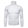 Custom Men's High Collar Sweaters| Custom Slim Sweaters| Wholesale Solid Color Pullover Sweater