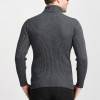 Custom Men's Slim Sweaters| Custom Solid Color Sweaters| Wholesale High Coller Sweaters