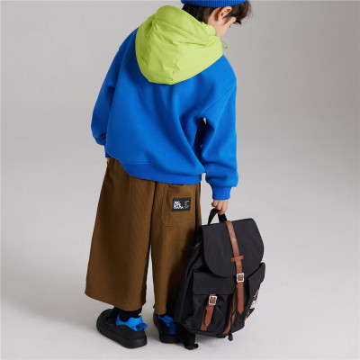 Custom Kids Unisex Hoodie | European American Brand Top | Long-Sleeved Hoodie | Contrast Color Hood Design For Kids