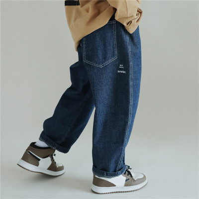 Custom Kids Loose Casual Pant | Solid Color Trendy Jean Pant | High Street Streetwear Trousers