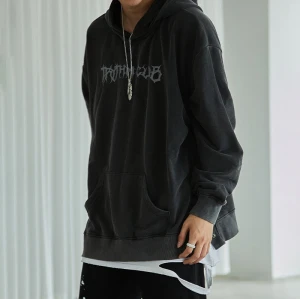 Custom Men's Washed Hoodie| Custom Vintage Hoodie| Wholesale Casual Hoodie