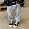 Custom Kids' Casual Sport Pants| Custom Loose Fit Pants| Wholesale Cotton Pants