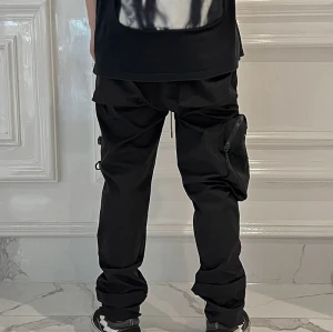 Custom Men's Casual Cargo Pant | Solid Color Multi-Pockets Trousers | Loose Drawstring Cargo Pant