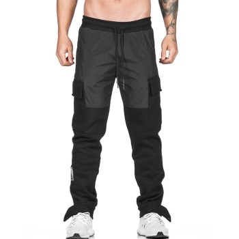 Custom Men's Streetwear Pant | Multi-Pockets Casual Trousers | Pure Color Cargo Pant