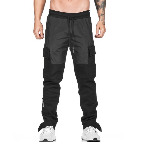 Custom Men's Streetwear Pant | Multi-Pockets Casual Trousers | Pure Color Cargo Pant
