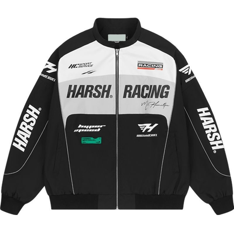 Custom Retro Racing Bomber Jacket