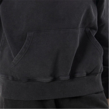 Custom Women's Streetwear Casual Hoodie | Solid Color Loose Hoodie | High Street Hip Hop Hoodie