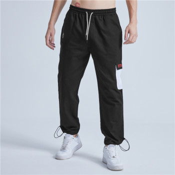 New Sports Loose Training Fittness Trousers Men Hip Hop Graffiti Fashion Casual Printing Cropped Cargo Pants