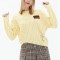 Custom Women's Street Sweater| Long Sleeve Knit Sweater In Winter| Crew Neck Jacquard Weave Sweater For Lady