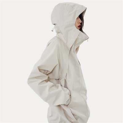 Custom Women's Solid Windbreaker Jackets | Streetwear Casual Coats | Loose Fashion Jackets