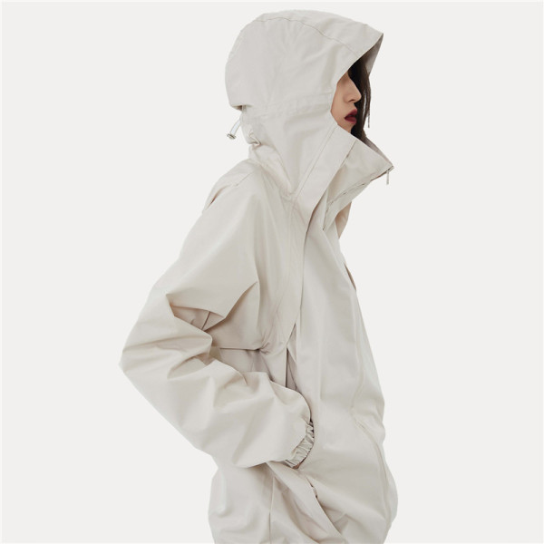 Custom Women's Solid Windbreaker Jackets | Streetwear Casual Coats | Loose Fashion Jackets