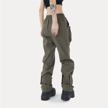 Custom Women's Streetwear Trousers | Solid Color Casual Pant | Drawstring With Pockets Pant
