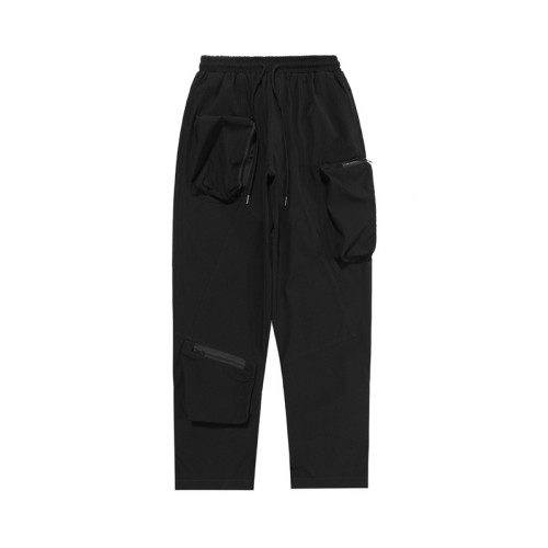 Custom Women's Streetwear Trousers | Solid Color Casual Pant | Drawstring With Pockets Pant