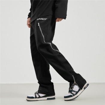 Custom Men's Casual Cargo Pants| Custom Cotton Cargo Pants| Wholesale Loose Cargo Pants
