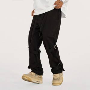 Custom Men's Fashion Cargo Pants| 100% Cotton High Street Gaiter Cargo Pants| Custom Dance And Club Cool Pants
