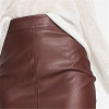 Custom Women's Faux Leather Croc Midi Skirt| Custom Fashion Skirt| Wholesale Slim Fit Skirt