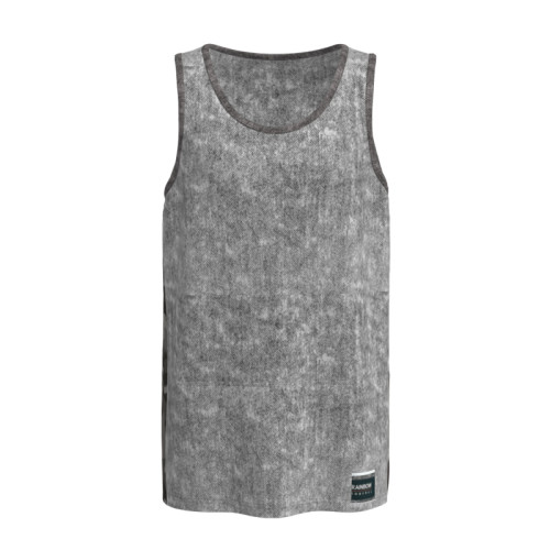 Custom Men's Sleeveless Tank Top| Crew Neck Tank Top For Man| Customizable 3D Digital Printing Logo Men's Tank Top