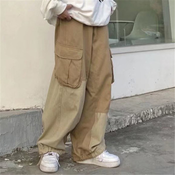 Custom Men's Hip-pop Cargo Pants| Custom Casual Cargo Pants| Wholesale Waterproof Cargo Pants