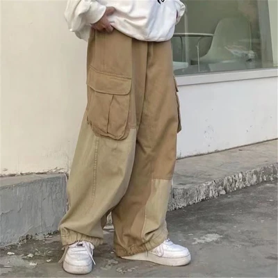 Custom Men's Hip-pop Cargo Pants| Custom Casual Cargo Pants| Wholesale Waterproof Cargo Pants