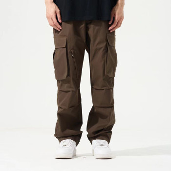 Custom Men's Mult-pocket Cargo Pants| Custom Casual Cargo Pants| Wholesale Waterproof Cargo Pants