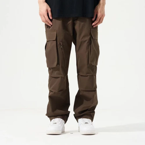 Custom Men's Mult-pocket Cargo Pants| Custom Casual Cargo Pants| Wholesale Waterproof Cargo Pants
