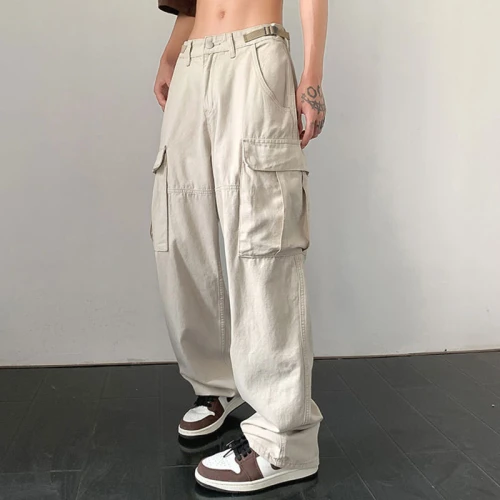 Custom Women's Mult-pocket Cargo Pants|Custom High Street Cargo Pants|Wholesale Waterproof Cargo Pants