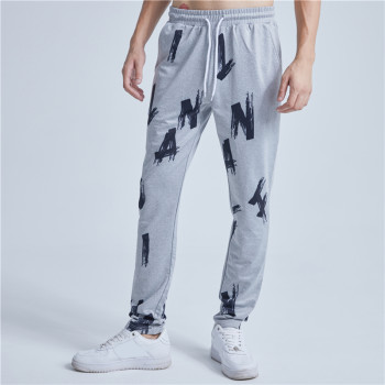Custom High Street Men's Trackpants| Printing Long Cargo Pants For Men| Custom 100% Cotton Men's Pants