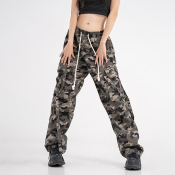 Custom Women's Camouflage Cargo Pants| Custom High Street Cargo Pants| Wholesale Waterproof Cargo Pants