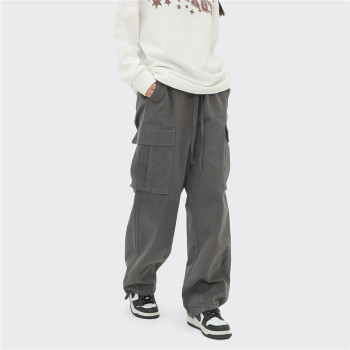 Custom Men's Big Pockets Cargo Pants| Custom High Street Cargo Pants| Wholesale Waterproof Cargo Pants