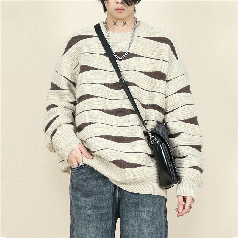 Hot Sales China-Chic Original Irregular Stripe Sweater