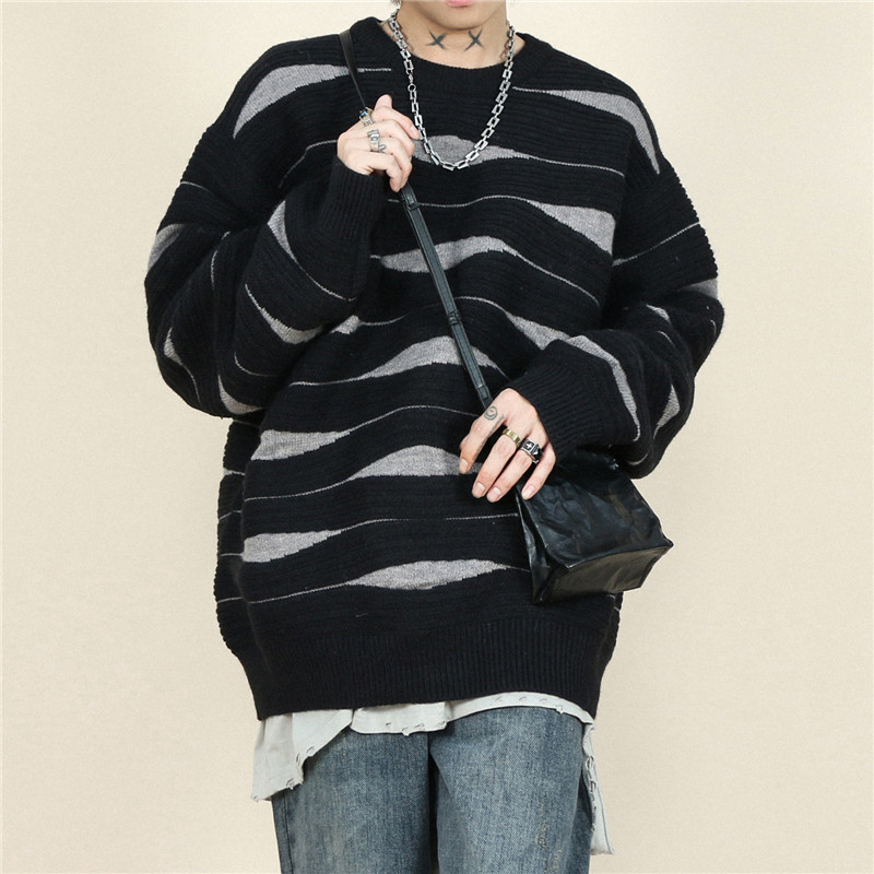 Hot Sales China-Chic Original Irregular Stripe Sweater
