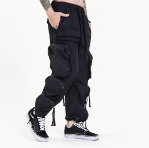 Hot Sales China-Chic Cargo Pants| Wash Retro Punk Jeans| Custom Loose Straight Trousers For Men