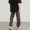 Hot Sales Retro Multi Pocket Pants| Custom Trendy Street Men's Cargo Pants| Straight Loose Wide Leg Trousers