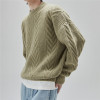 Custom High Street Men's Sweaters| Solid Crew Neck Wool Sweaters| Custom Oversize Sweaters For Winter