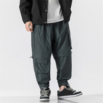 Custom High Street Cargo Pants For Men| High Quality Straight-leg Street Pants| Custom Multi-pockets Track Pants